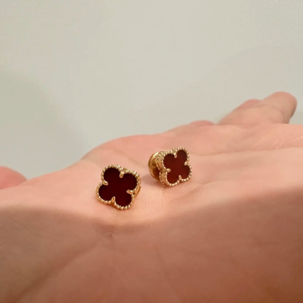 Authentic Van Cleef & Arpels Vintage Alhambra Earrings